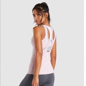 NWT Gymshark XS fleur texture vest (tank top)